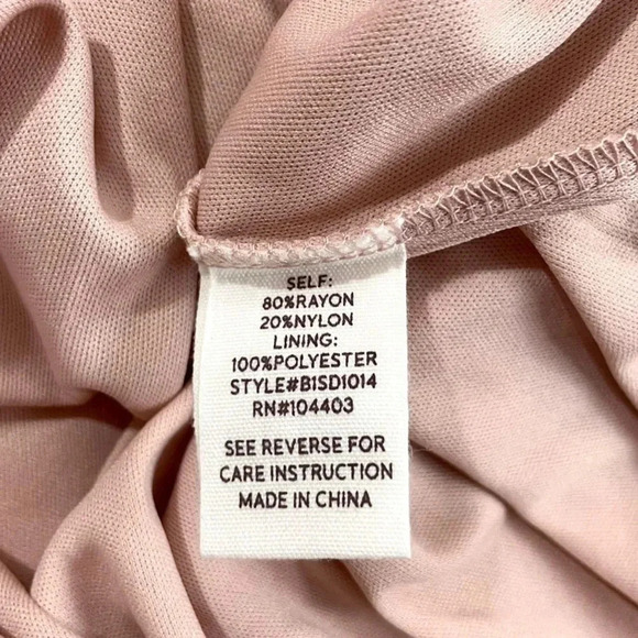 NWT Blu Pepper Boutique Embroidered Puff Sleeve Dress - Picture 5 of 6